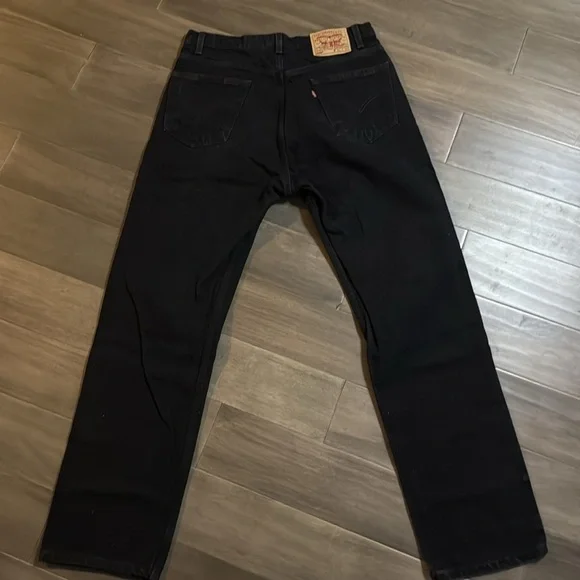 Levi’s 505 Vintage 1998 Black Wash Jeans SZ 36/32